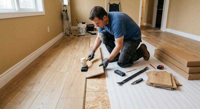 Laminate Floor Installation in Cicero, IN