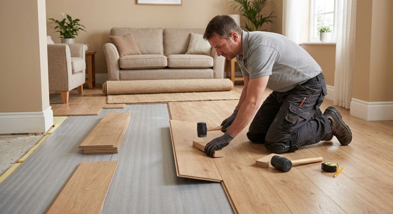 Laminate Floor Installation in Fishers, IN