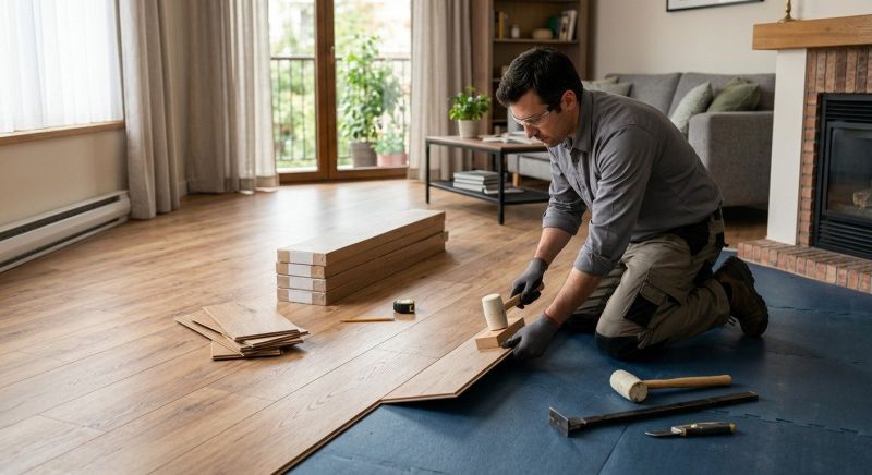 Laminate Floor Installation in Fishers, IN