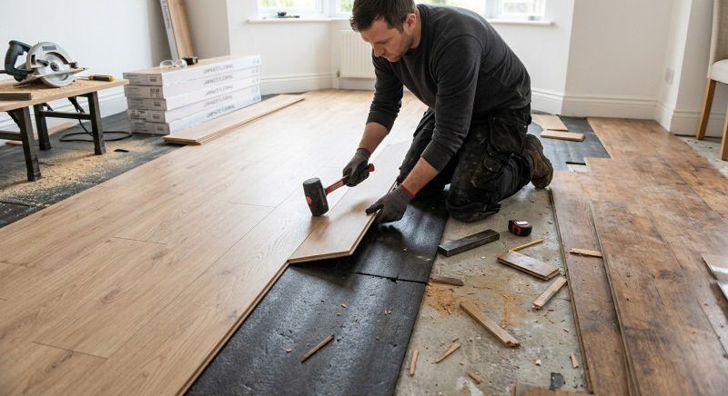 Laminate Floor Installation in Mc Cordsville, IN
