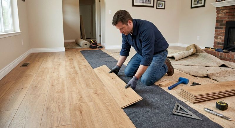 Laminate Floor Remodeling in Westfield, IN