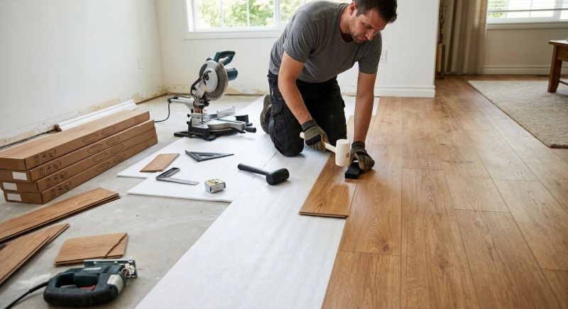 Laminate Floor Remodeling in Westfield, IN