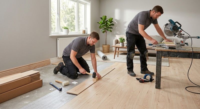 Laminate Wood Installation in Westfield, IN