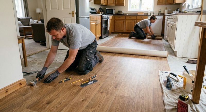 Linoleum Floor Installation in Westfield, IN