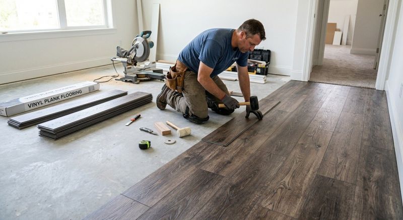 Linoleum Floor Installation in New Palestine, IN