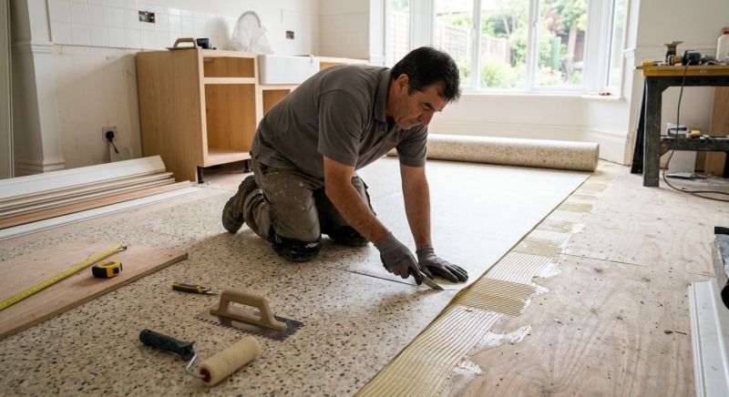 Linoleum Floor Installation in Pendleton, IN