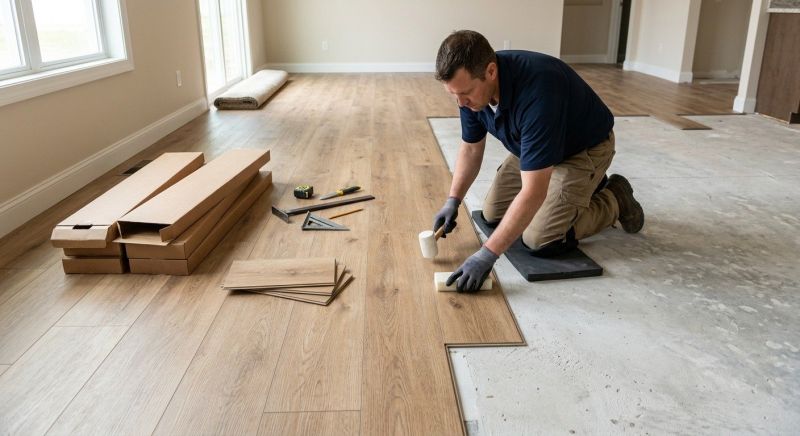 Luxury Vinyl Tile Installation in Carmel, IN