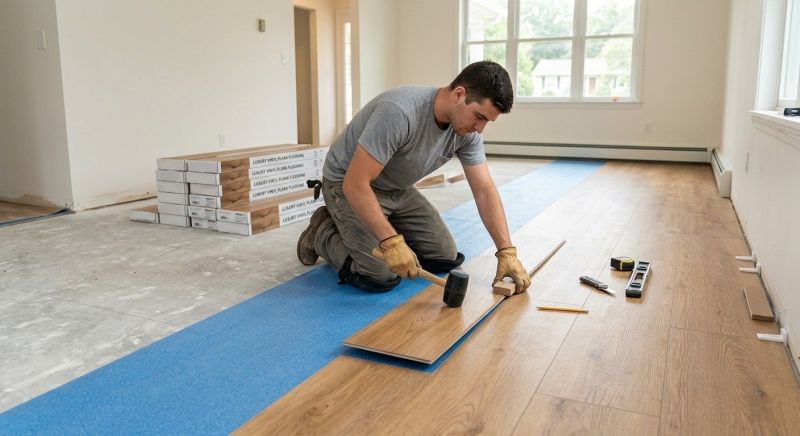 Lvt Flooring Installation in Fortville, IN