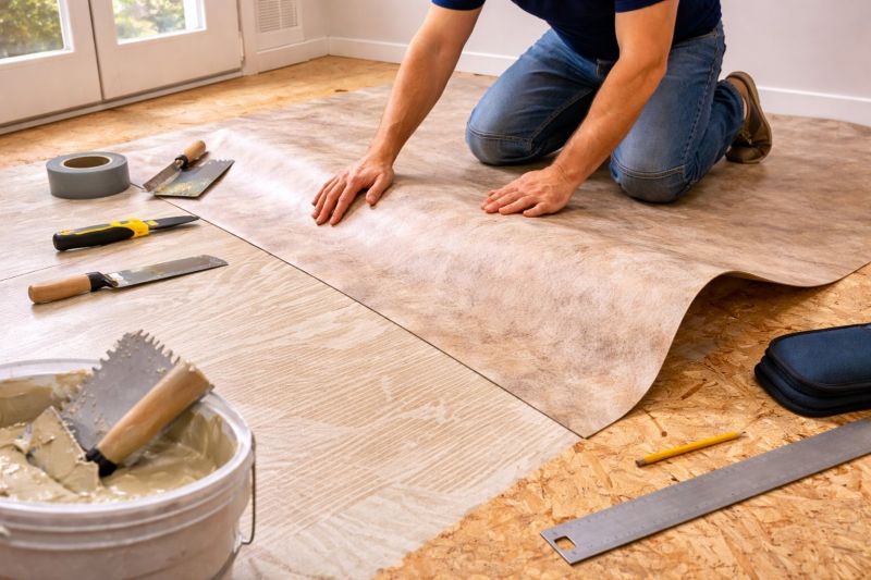 Sheet Flooring Installation in Westfield, IN