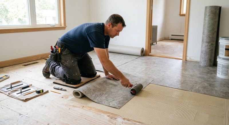 Sheet Flooring Installation in Westfield, IN