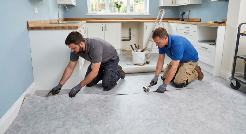 Sheet Linoleum Installation in Westfield, IN