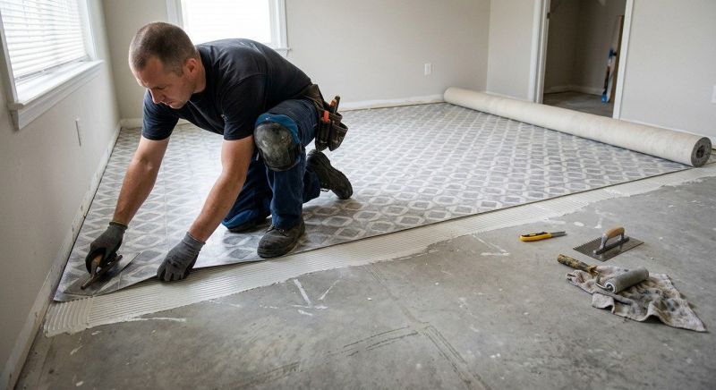 Sheet Vinyl Installation in Thorntown, IN