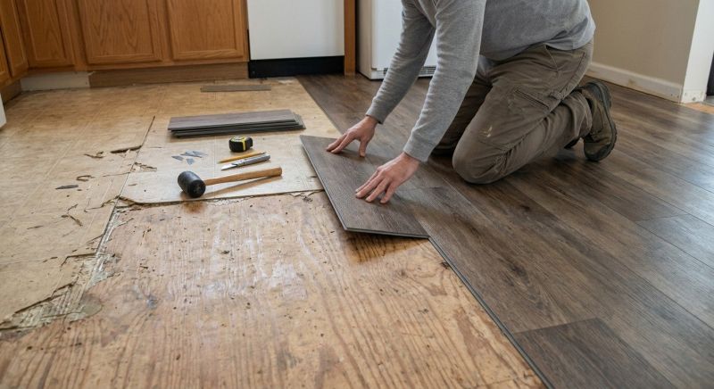 Vinyl Flooring Installation in Hamilton County, IN